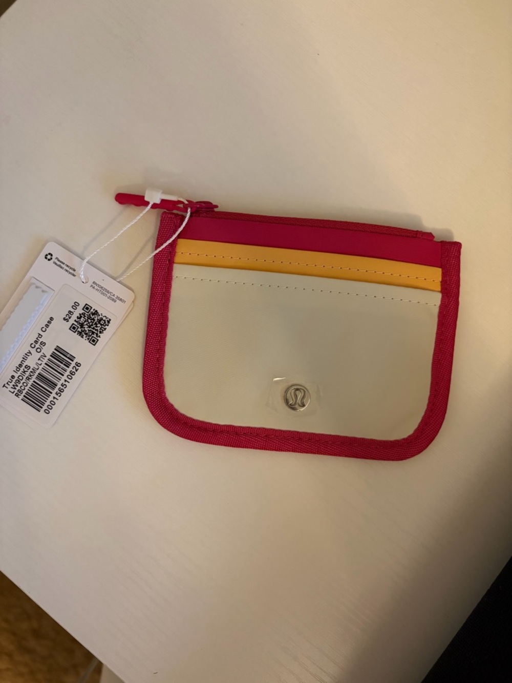 NWT Lululemon true identity card case